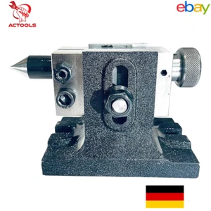 Einstellbarer Reitstock mit Einzelschraube für Drehmaschinen mit 3 Zoll (75 mm) - Bild 1 von 12