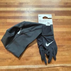 Nike Women's Essential Hat & Glove Set black XS-S - Picture 1 of 6