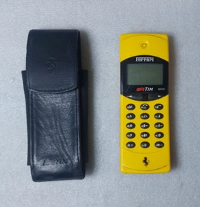 Raro Ferrari Tim giallo by Hagenuk telefono cellulare e custodia - Zdjęcie 1 z 6