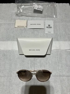 Michael Kors Alpine Damen Slim Round Sonnenbrille Roségold, Silber - MK1119 - Bild 1 von 6