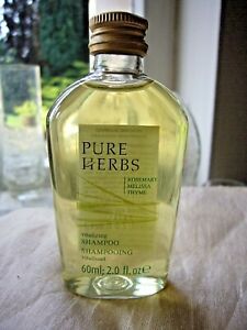Pure Herbs Rosemary Melissa Thyme Shampoo 60 ml für Reise*Sport*Gästebad*Unisex