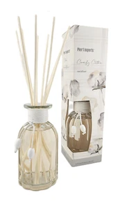 Pier 1 Reed Diffuser Set Comfy Cotton 10 oz Home Fragrance Oil Air Freshener - Picture 1 of 10