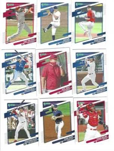 9 2021 Donruss SHORT PRINT LOT MIKE TROUT Kris Bryant GALLO MOLINA BUETANE - Picture 1 of 1