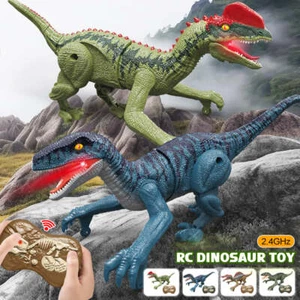 Remote Control Dinosaur Toy 2.4GHz Electric Walking Robot with Realistic Sounds - Picture 1 of 15