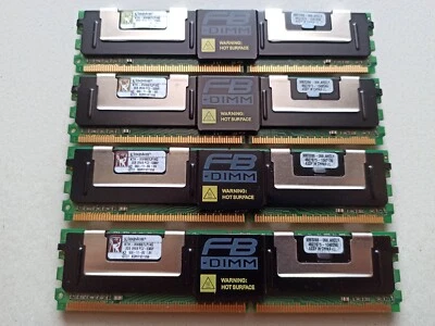 Kingston 8GB (4x2GB) PC2 Ram DDR2 Server Arbeitsspeicher FB-DIMM KTH-XW667LP/4G - Bild 1 von 3