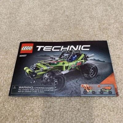 LEGO 42027 Technic Desert Racer Set Instruction Manual Booklet - Image 1 of 4