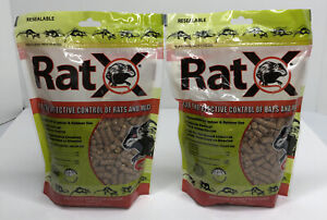 EcoClear  RatX All-Natural Poison Free Rat & Mice Control Lot Of 2 New