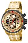 Invicta 17205 Mens Aviator Chronograph Gold Tone Stainless Steel Watch