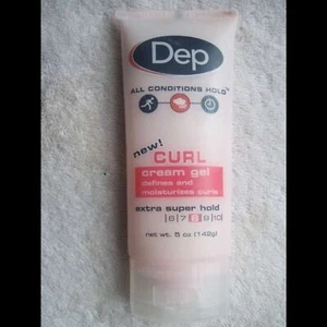 Dep All Conditions Curl Cream Gel Defines Moisturizes Extra Super Hold 5 oz Pink - Picture 1 of 5