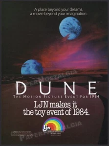 DUNE / LJN - Original 1984 Trade print AD / ADVERT _ action figures toy promo - Picture 1 of 1