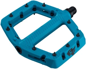 RaceFace Chester Pedals - Platform, Composite, 9/16", Large, Turquoise - Picture 1 of 3