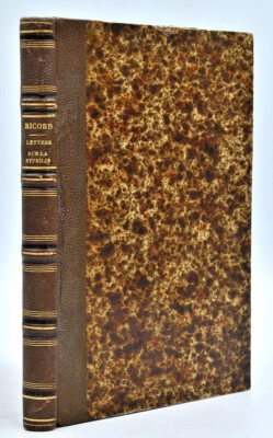 Médecine, Philippe Ricord : LETTRES SUR LA SYPHILIS - 1851 - Photo 1/2