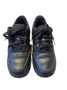 2019 Nike Air Force 1 Low Black Preschool PS 314193-009 sz 1Y No Original Box - Picture 1 of 17