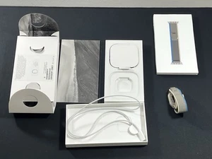 Apple Watch Ultra 49mm Titanium Case Blue/Gray GPS + LTE Original Box MINT COND - Photo 1 sur 9
