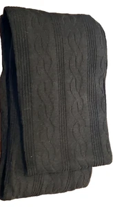 JCP - schwarze Strumpfhose mit Zopfmuster - Größe M - neu - Bild 1 von 2