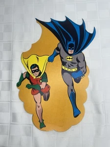 Super Friends Party 1976 Batman Robin Unpunched Party Deko (Z2) - Bild 1 von 5