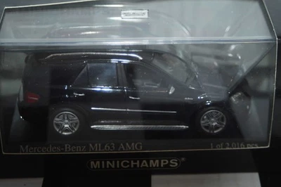 Minichamps Mercedes Benz ML63 AMG 2008 in black 1:43 ref 400 037670 - Image 1 of 4