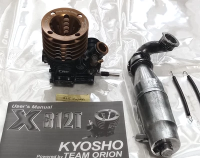 Kyosho X312T by TEAM ORION Racing Engine & Muffler For V-ONE RRR etc. Very Rare - Image 1 of 4