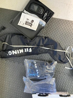 Fit King FT-068A Air Compression Leg Massager With Heat - Black - Image 1 of 4