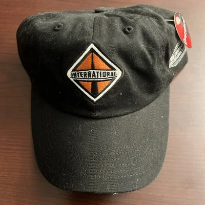 International Trucks Hat Cap Strap Back Black Made in USA High Performance Mens - Image 1 of 4