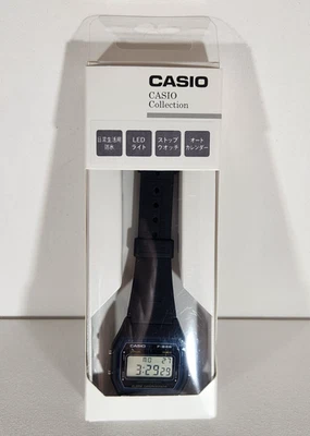 CASIO Watch Standard F-84W-1QJH Black Digital Watch - NEW - US SHIP - Image 1 of 3