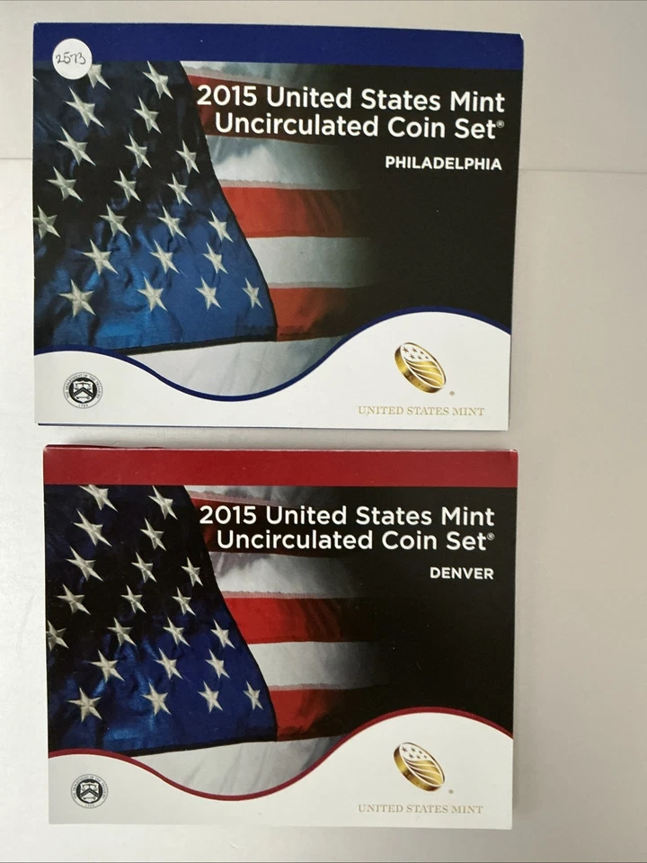 2015 P/D Uncirculated Coin Set U.S Mint Government Packaging OGP COA - Image 1 of 4