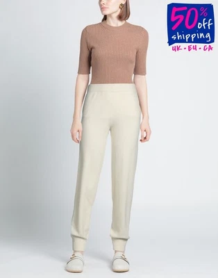 PVP €255 MAJE Pantalón Tejido EU38 US6 UK10 M Mezcla Cachemira Foto 1 de 4