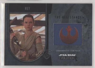 2016 Topps Star Wars Evolution Commemorative Flag Patch 120/170 Rey Patch 0hl - Image 1 of 3