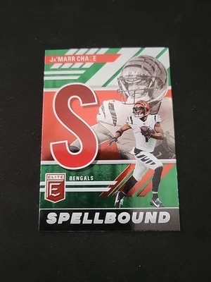 Ja'Marr Chase 2023 Panini Donruss Elite Spellbound "S" Green SB-JC4 Bengals - Image 1 of 2