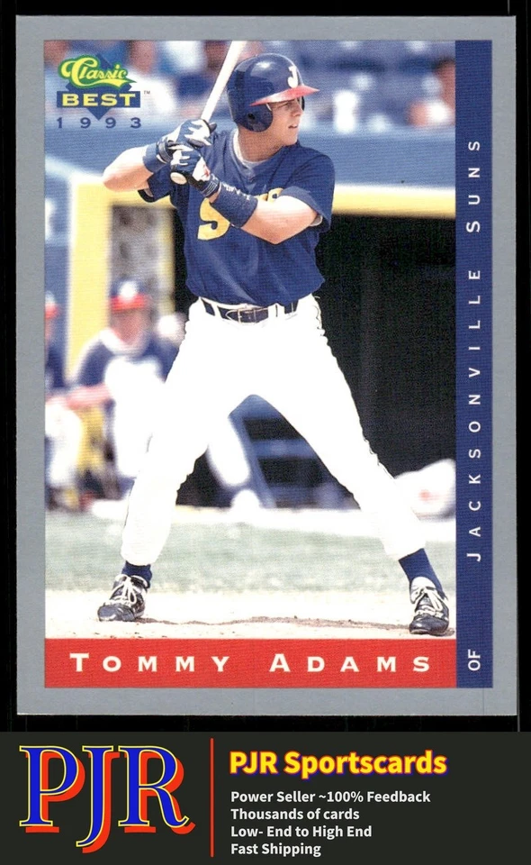 Tommy Adams 1993 Classic Best #178 Jacksonville Suns - Image 1 of 2