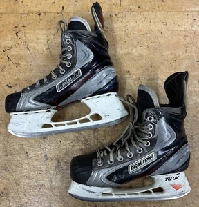 BAUER APX ice HOCKEY SKATES size 7 (8.5 shoe) black - Picture 1 of 14