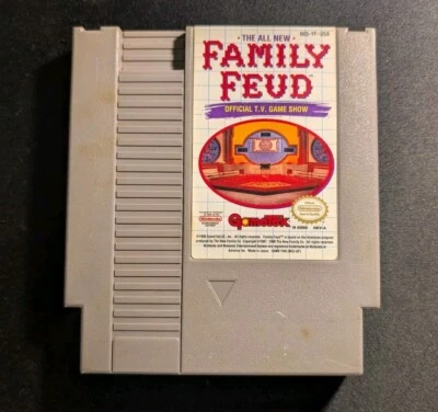 Family Feud (Nintendo NES, 1991) Game Only | Tested | Authentic - Image 1 of 4