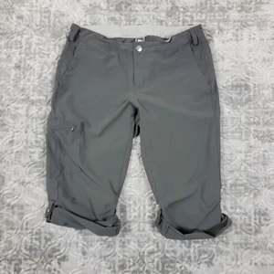 REI Co-Op Sahara Roll Up Hose Damen 8 Petite Gray Outdoor Wandern Stretch Fair - Bild 1 von 10
