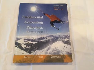Fundamental Accounting Principles, Chapters 12-25, Vol. 2 with CD - Picture 1 of 5