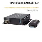 USB3.0 Extender over Fiber Optic 250M, USB Extension Converter SFP Transceiver