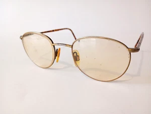 Vintage Women`s Eyeglasses Frame Round Metal - Picture 1 of 7