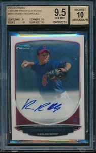 2013 Bowman Chrome Ronny Rodriguez Auto BGS 9.5 Gem Mint Prospect Autograph - Picture 1 of 2