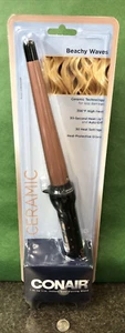 CONAIR Beachy Waves Ceramic 1" in to 1/2" in Instant Heat Curling Wand CD969DGNR - Picture 1 of 4