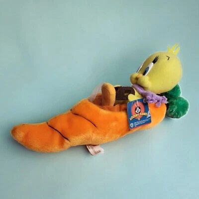 Looney Tunes Piolín Peluche Conducción Carro Zanahoria 13" Pascua Looney Tunes Nanco Foto 1 de 4