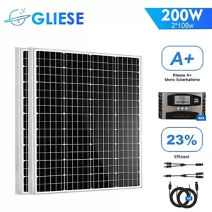 Solaranlage Komplettpaket Mono Solarmodul Solar Set Inselanlage Balkonkraftwerk - Bild 1 von 14