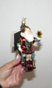 LYNN WEST #98 TOPPER ELF CHRISTMAS ORNAMENT NIB HANG-TAG 5 1/2" - Picture 1 of 4