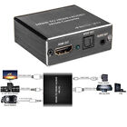 HDMI to HDMI Stereo Audio Splitter Extractor Converter SPDIF 3D Optical