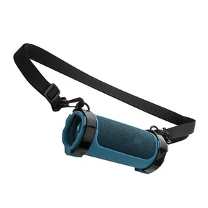 Silicone Case With Shoulder Strap Speaker Cover Portable For JBL Flip 6 Speaker - Picture 1 of 14