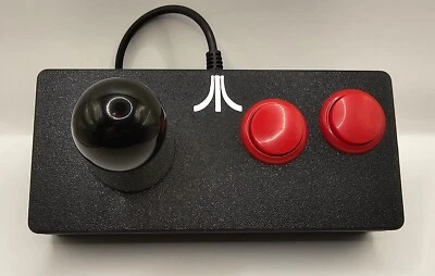 Atari 7800 and 7800+ Two Button Arcade Joystick (Sanwa Style, 8-Way) - Image 1 of 4