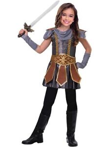 Mädchen römischer Krieger Jeanne d'Arc Kostüm sächsisches historisches Buch Tag Kostüm LG