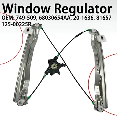 For 08-20 Dodge Grand Caravan Ram C/V Chrysler Window Regulator Front Right Side Foto 1 de 4
