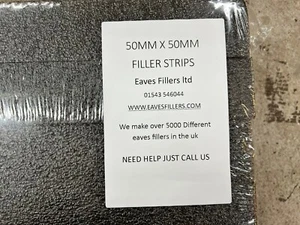 STRISCE DI RIEMPIMENTO GRONDAIA 50MM X 50MM X 1M - Foto 1 di 2