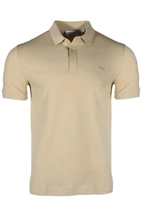Lacoste Men's Stretch Cotton Smart Paris Polo Shirt in Beige PH5522-51 IXQ - Picture 1 of 3