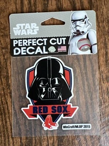 BOSTON RED SOX STAR WARS DARTH VADER PERFECT CUT DECAL 4" WINDOWS LAPTOPS - Picture 1 of 1