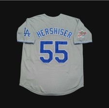 Orel Hershiser Los Angeles  Dodgers Jersey 1988 World Series Throwback Stitched 